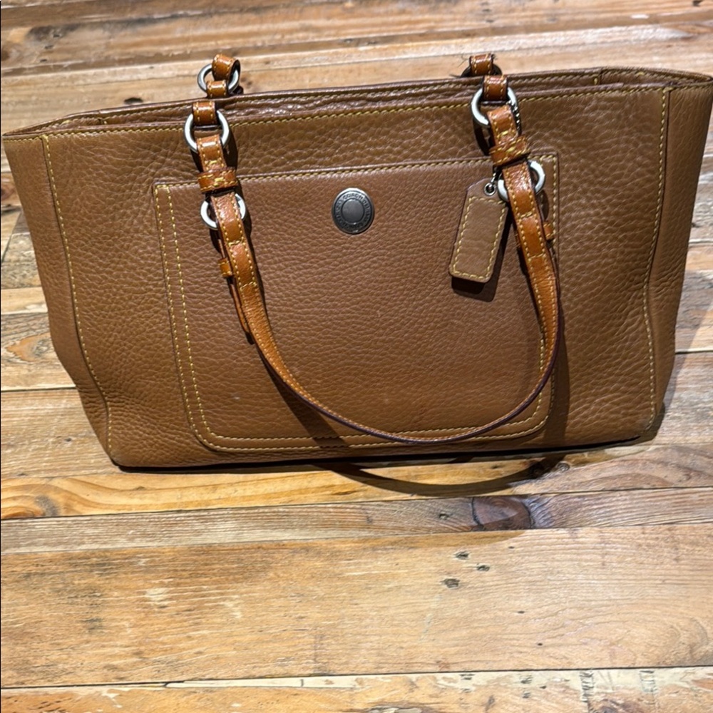 Coach vintage Brown Leather Tote Bag
